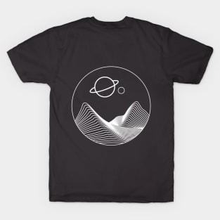 Saturn From a Moon T-Shirt